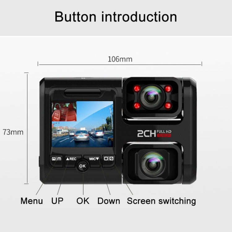 Z30 WiFi Dual-lens HD 2160P Non-light Night Vision 360-degree Panoramic Driving Recorder, GPS Version, Z30 GPS Version Z30 WiFi Dual-lens HD 2160P Non-light Night Vision 360-degree Panoramic Driving Recorder, GPS Version, Z30 GPS Version